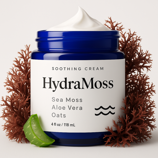 HydraMoss Soothing Cream | Sea Moss + Oats for Natural Eczema Relief