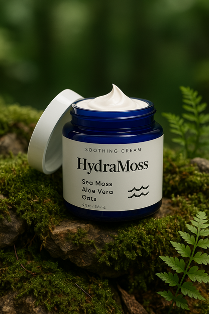 HydraMoss Soothing Cream | Sea Moss + Oats for Natural Eczema Relief
