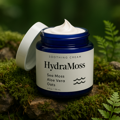 HydraMoss™ Soothing Cream | Sea Moss + Aloe & Oats for Natural Eczema Relief