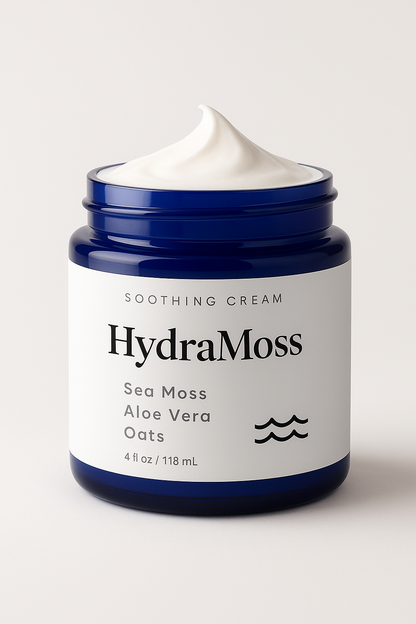 HydraMoss Soothing Cream | Sea Moss + Oats for Natural Eczema Relief