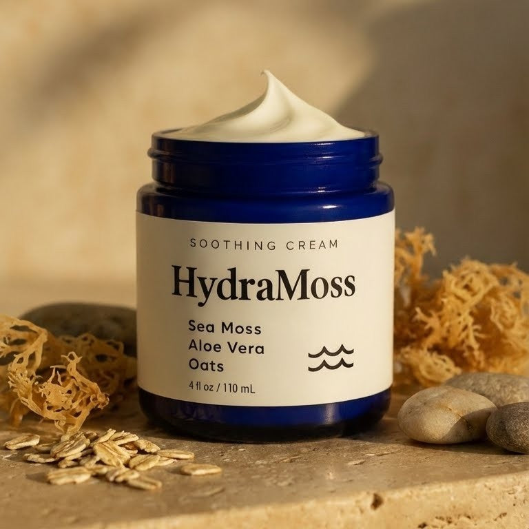 HydraMoss™ Soothing Cream | Sea Moss + Aloe & Oats for Natural Eczema Relief