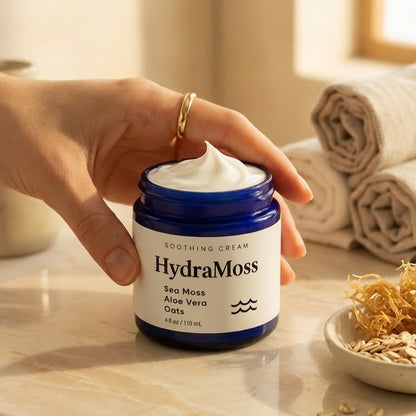 HydraMoss™ Soothing Cream | Sea Moss + Aloe & Oats for Natural Eczema Relief