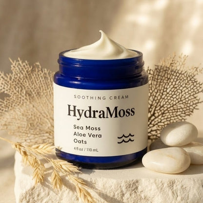 HydraMoss™ Soothing Cream | Sea Moss + Aloe & Oats for Natural Eczema Relief