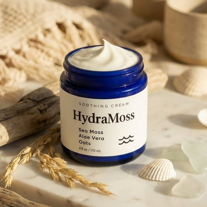 HydraMoss™ Soothing Cream | Sea Moss + Aloe & Oats for Natural Eczema Relief