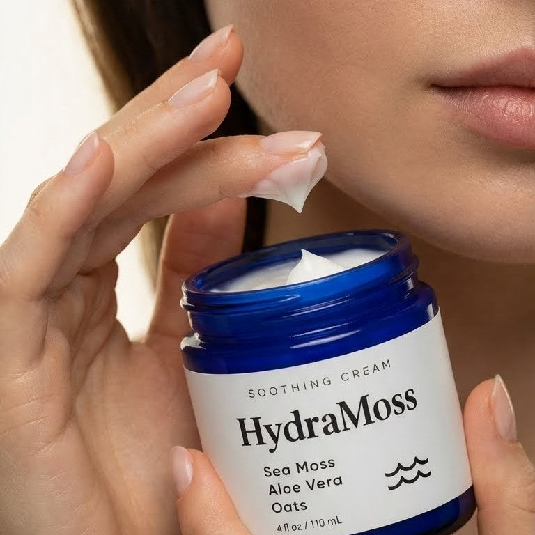 HydraMoss™ Soothing Cream | Sea Moss + Aloe & Oats for Natural Eczema Relief